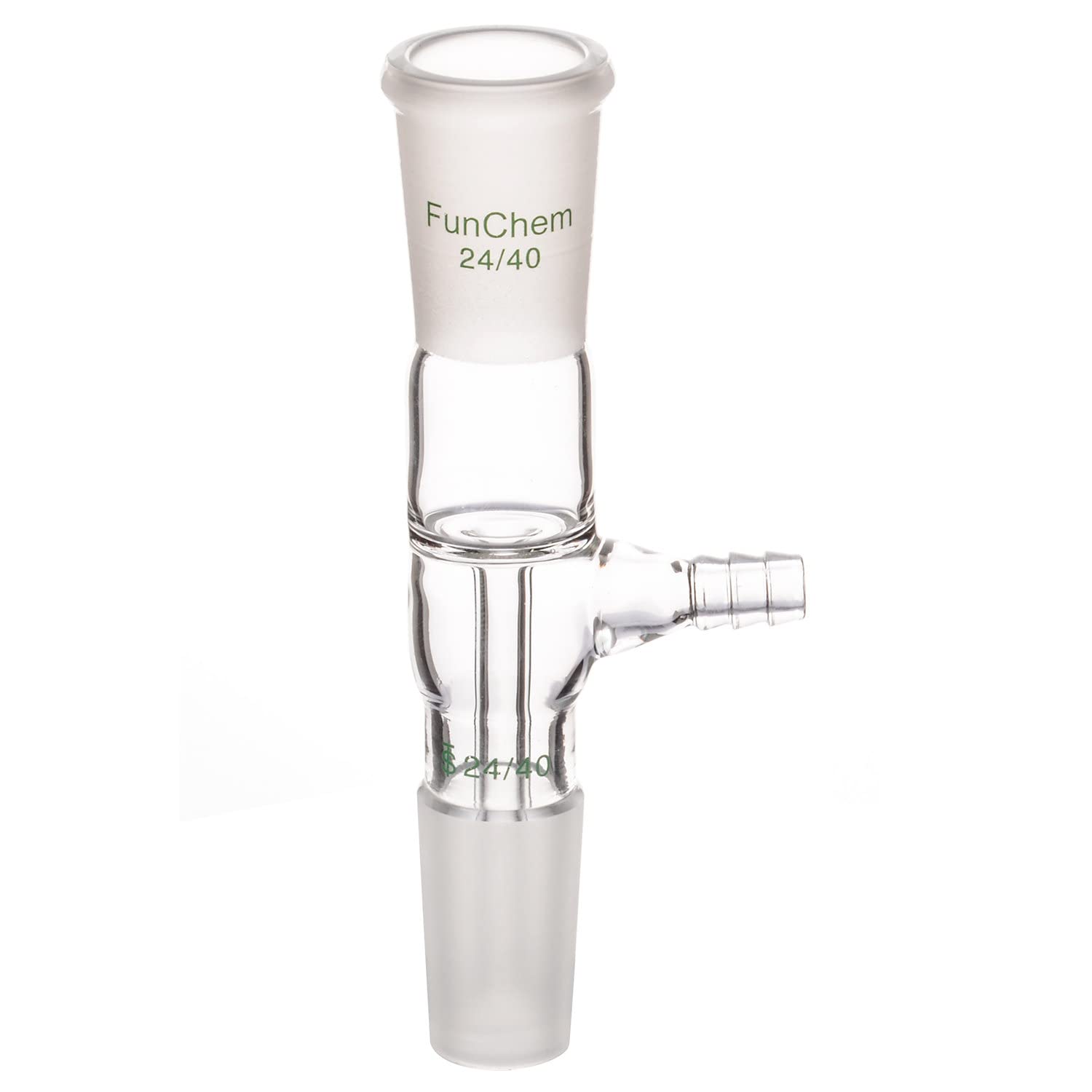 Glass Straight Vacuum Take Off Adapter