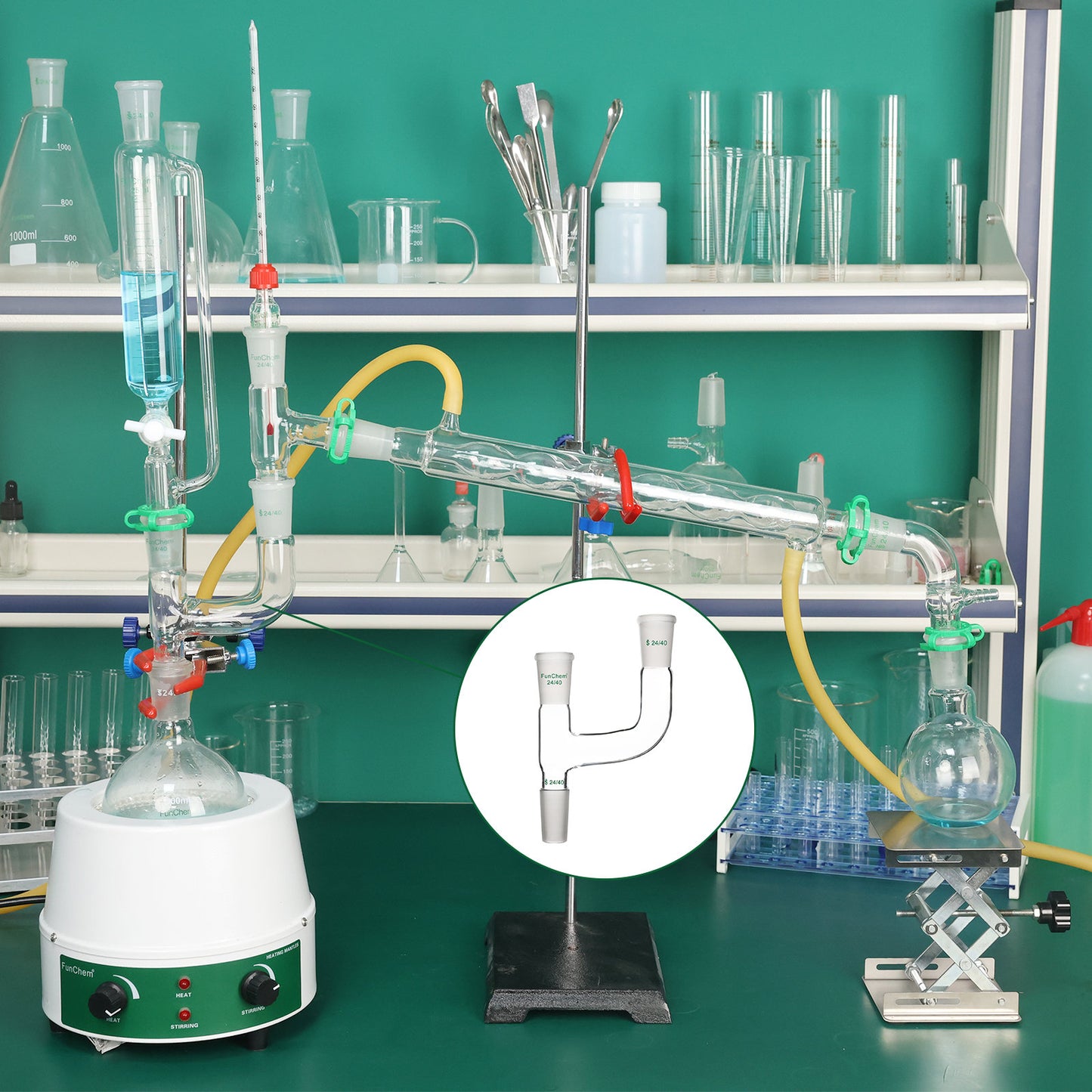 3-Way Claisen Distillation Adapter