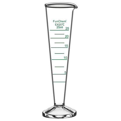 Conical Graduated Cylinder with Wide Mouth, 10-50 ml