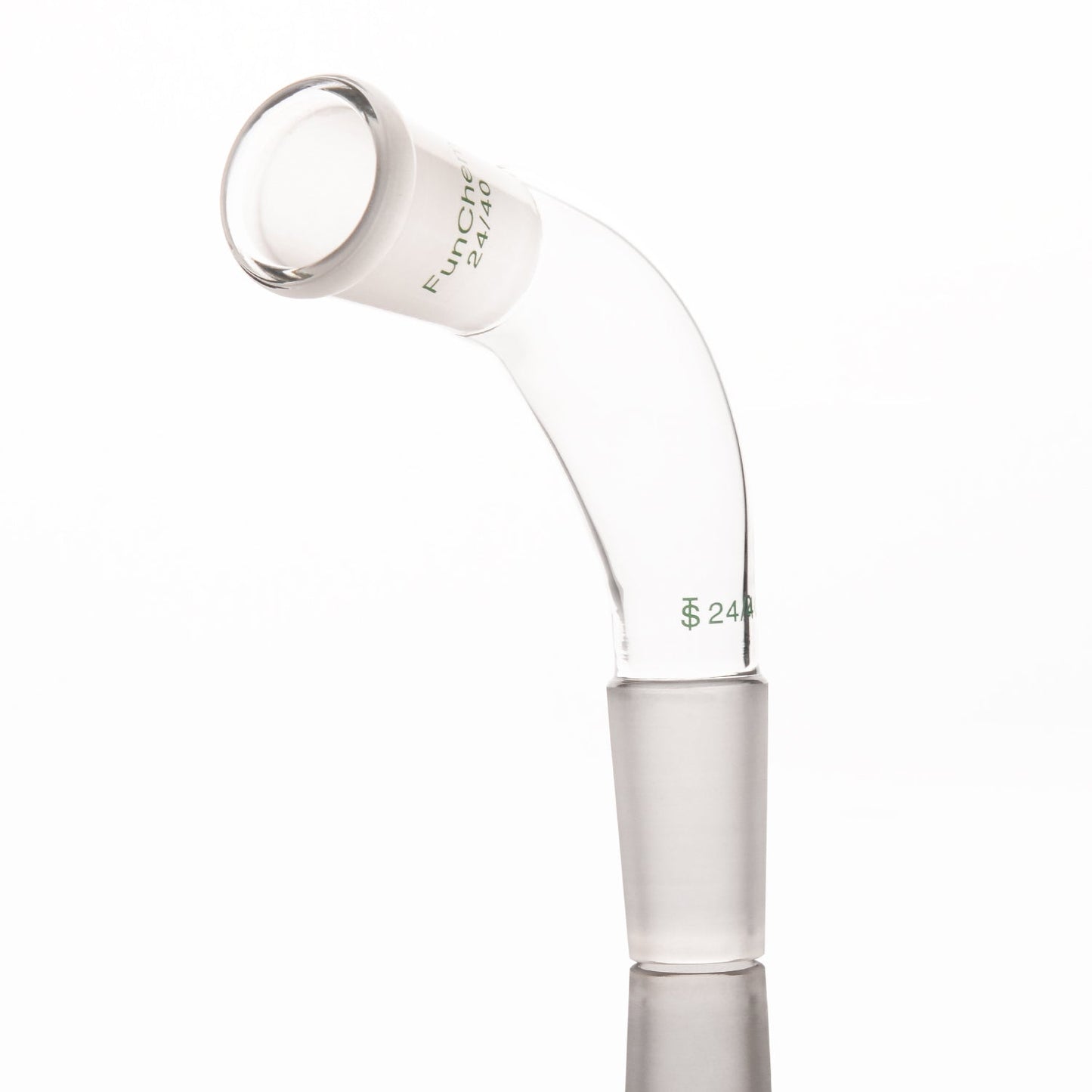 105 Degree Bent Glass Distilling Adapter