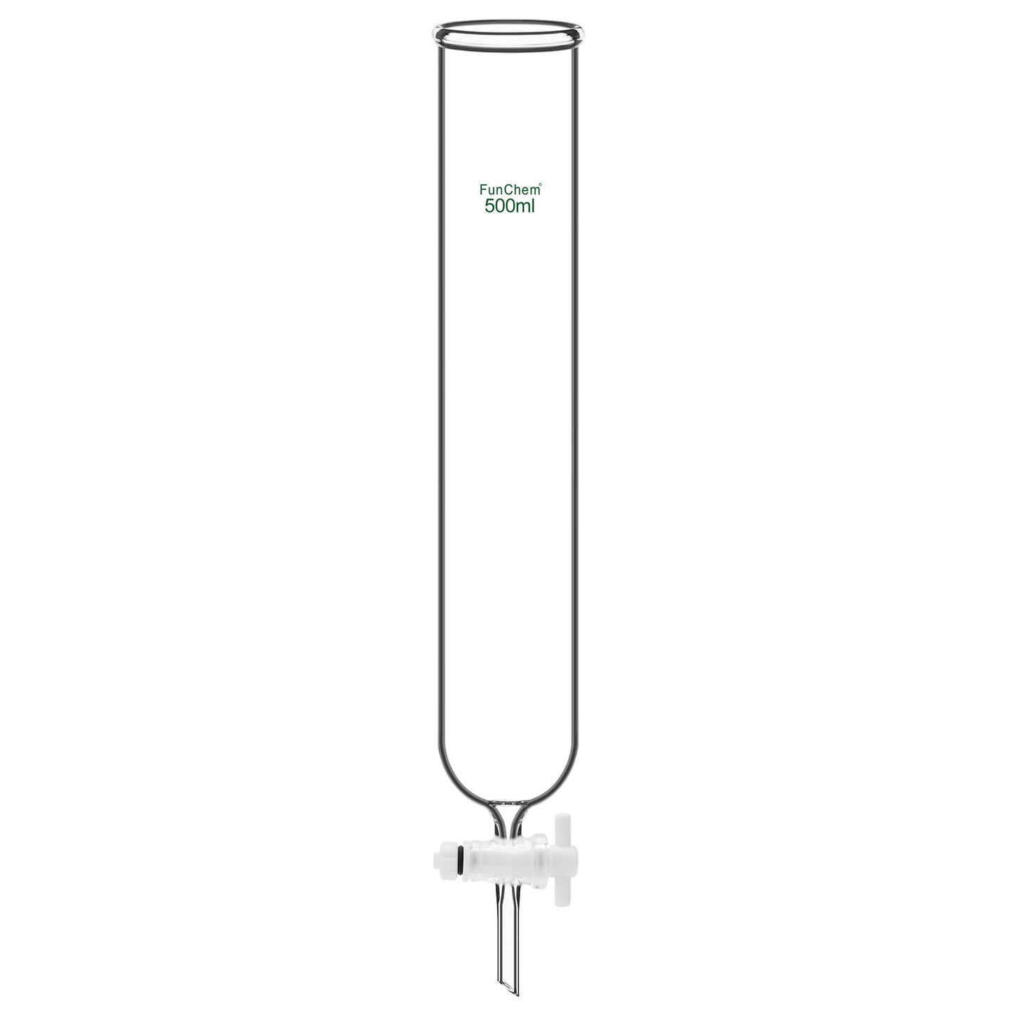Dropping Funnel with PTFE Stopcock, 250-1000 ml