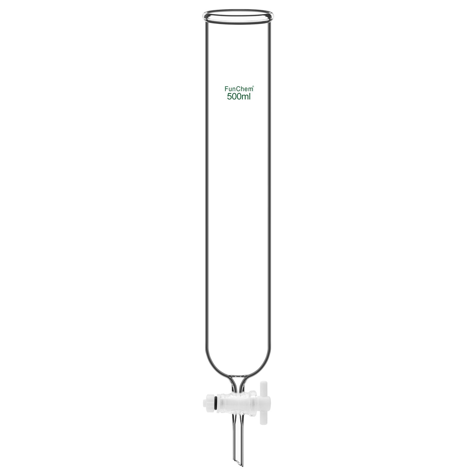 Dropping Funnel with PTFE Stopcock, 250-1000 ml