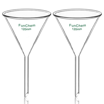 Glass Funnel, Short Stem