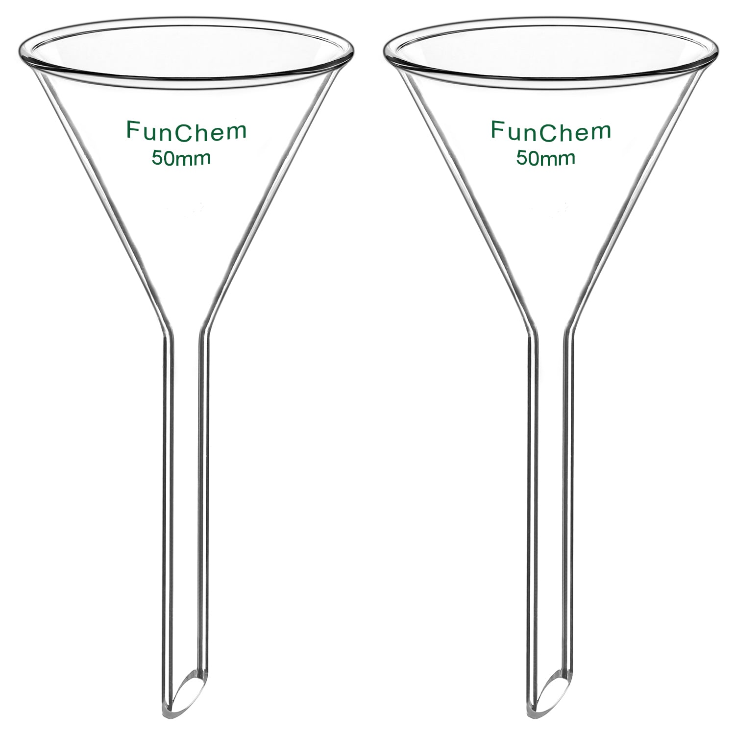 Glass Funnel, Short Stem
