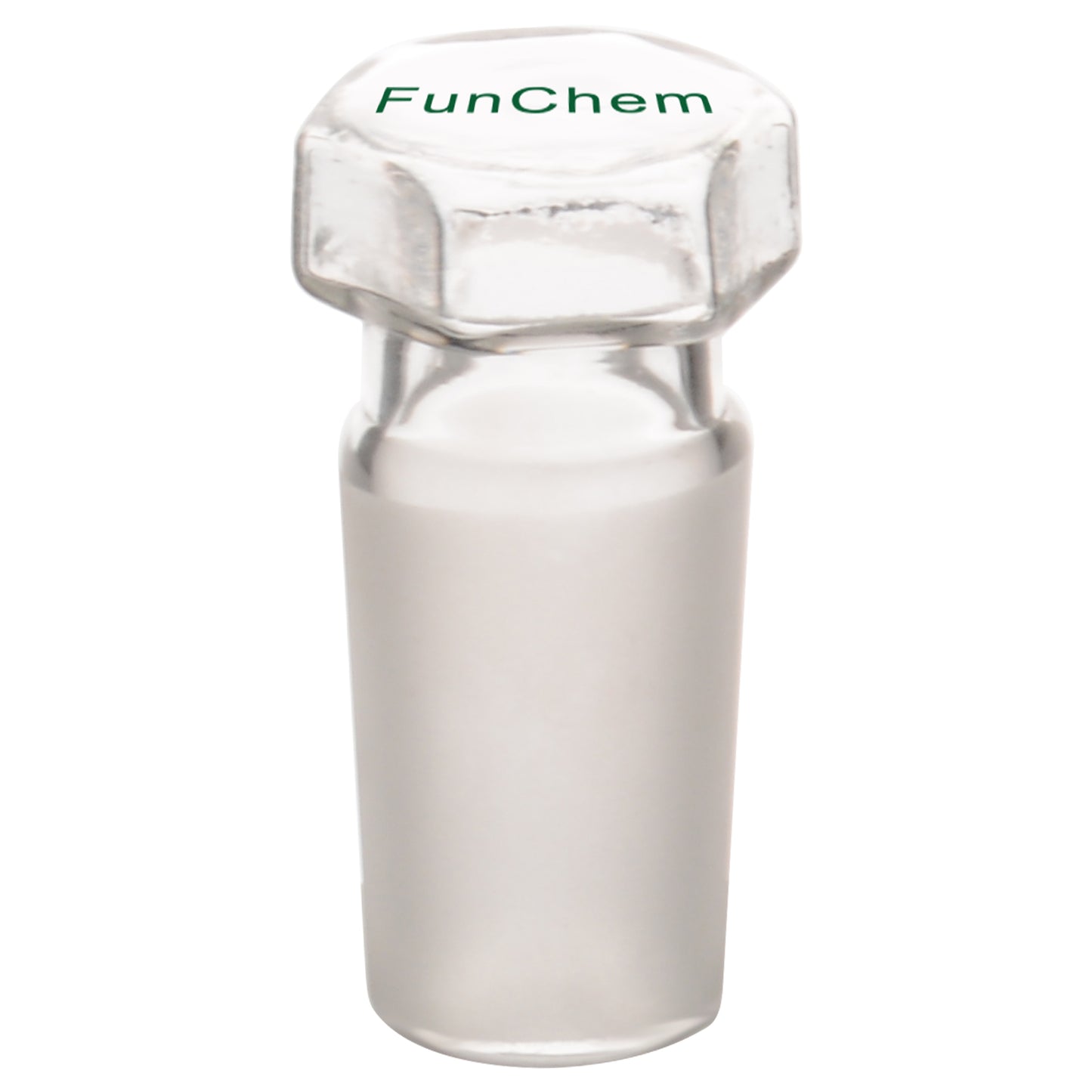 Hex Head Hollow Glass Stopper