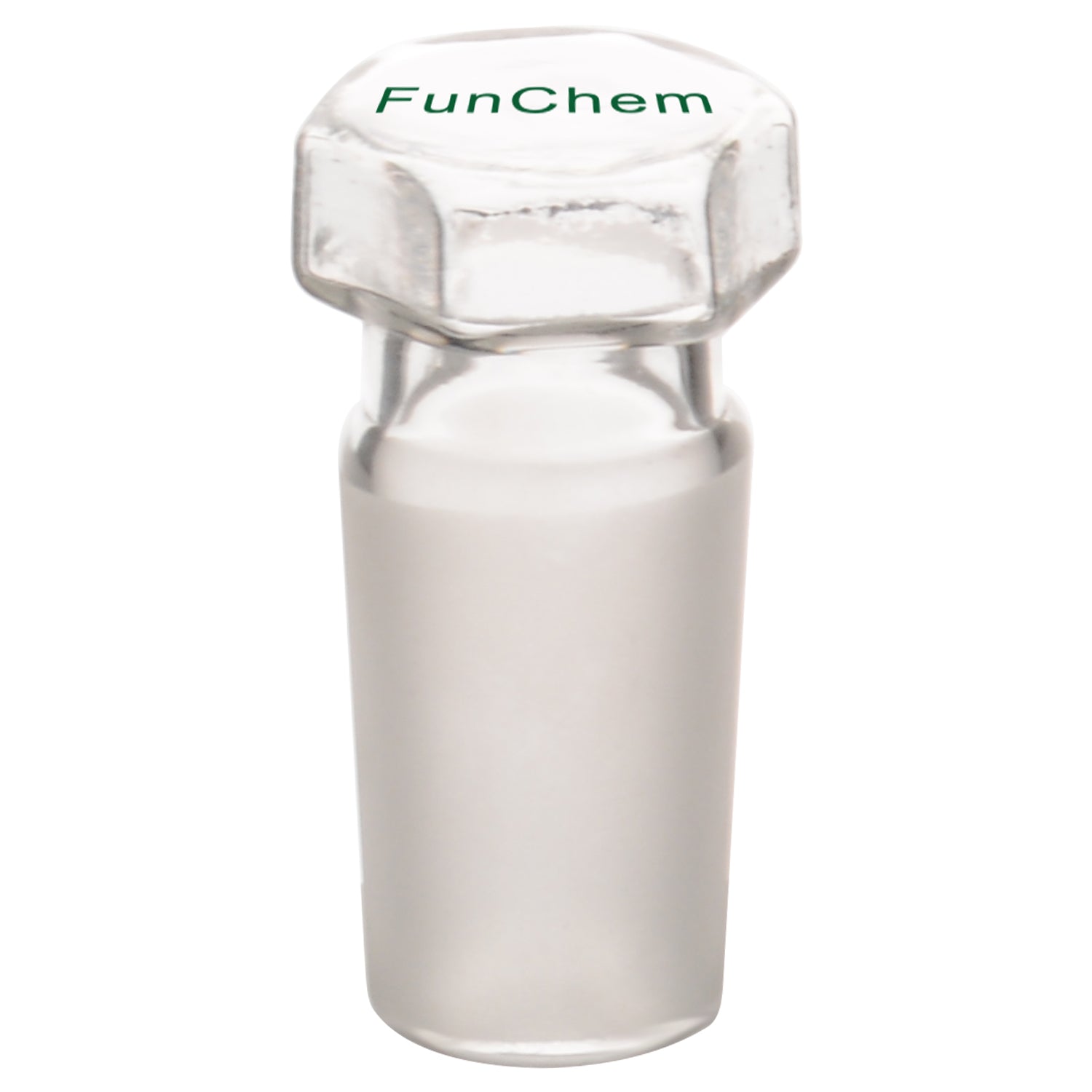 Hex Head Hollow Glass Stopper