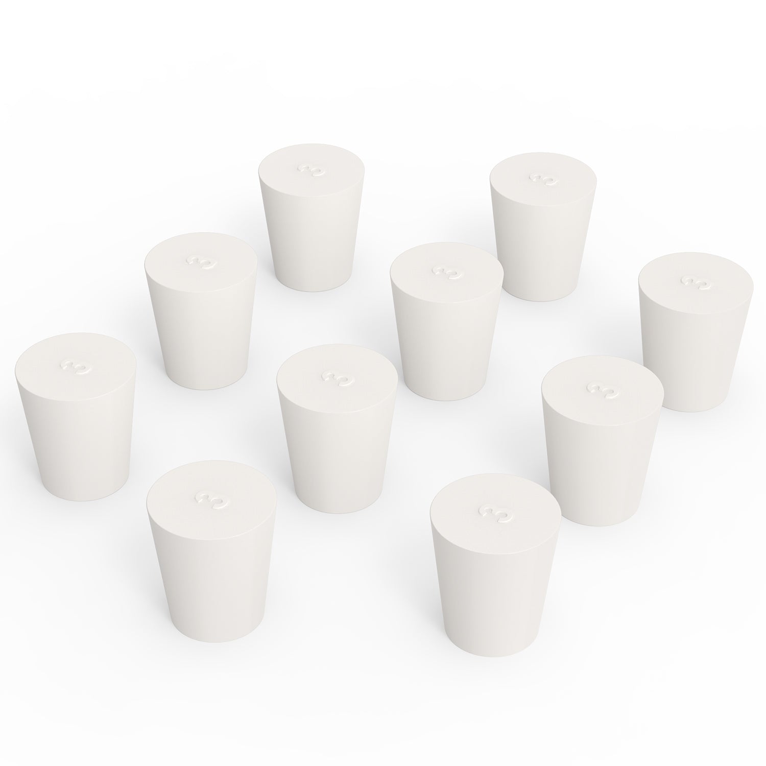 Solid Rubber Stoppers