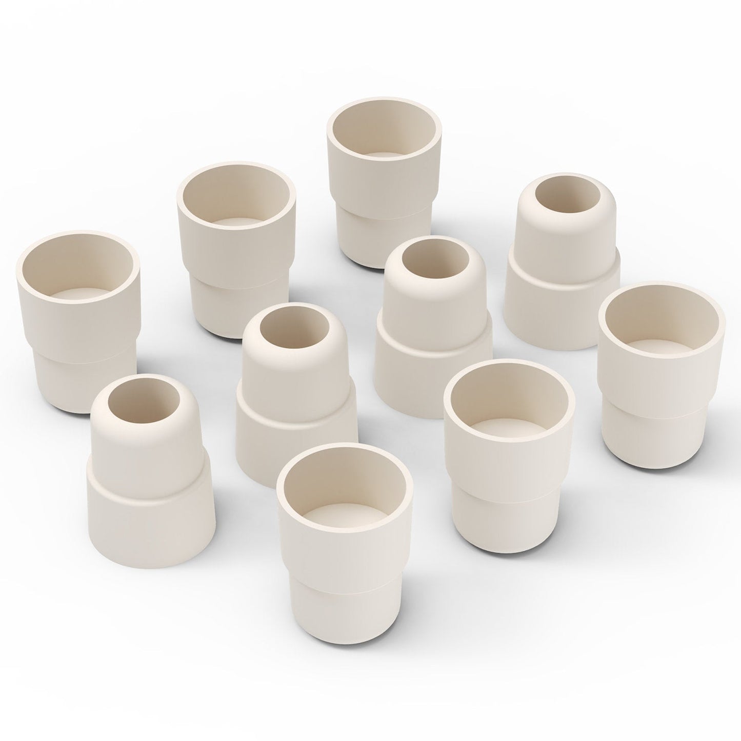 Rubber Stoppers, Sleeve Type, 10 Packs