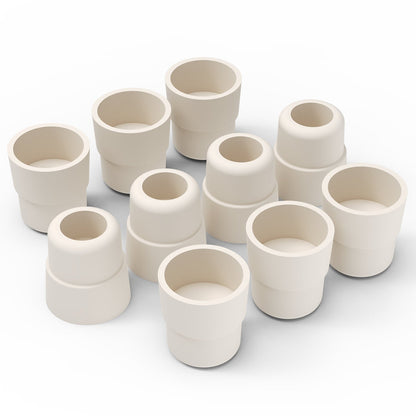 Rubber Stoppers, Sleeve Type, 10 Packs