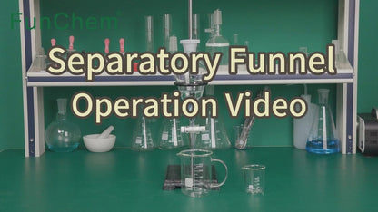 Conical Separatory Funnel with PTFE Stopcock - 24/29 Joint (250-1000 ml)
