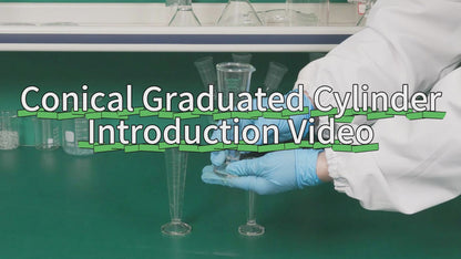 Conical Graduated Cylinder with Wide Mouth, 10-50 ml